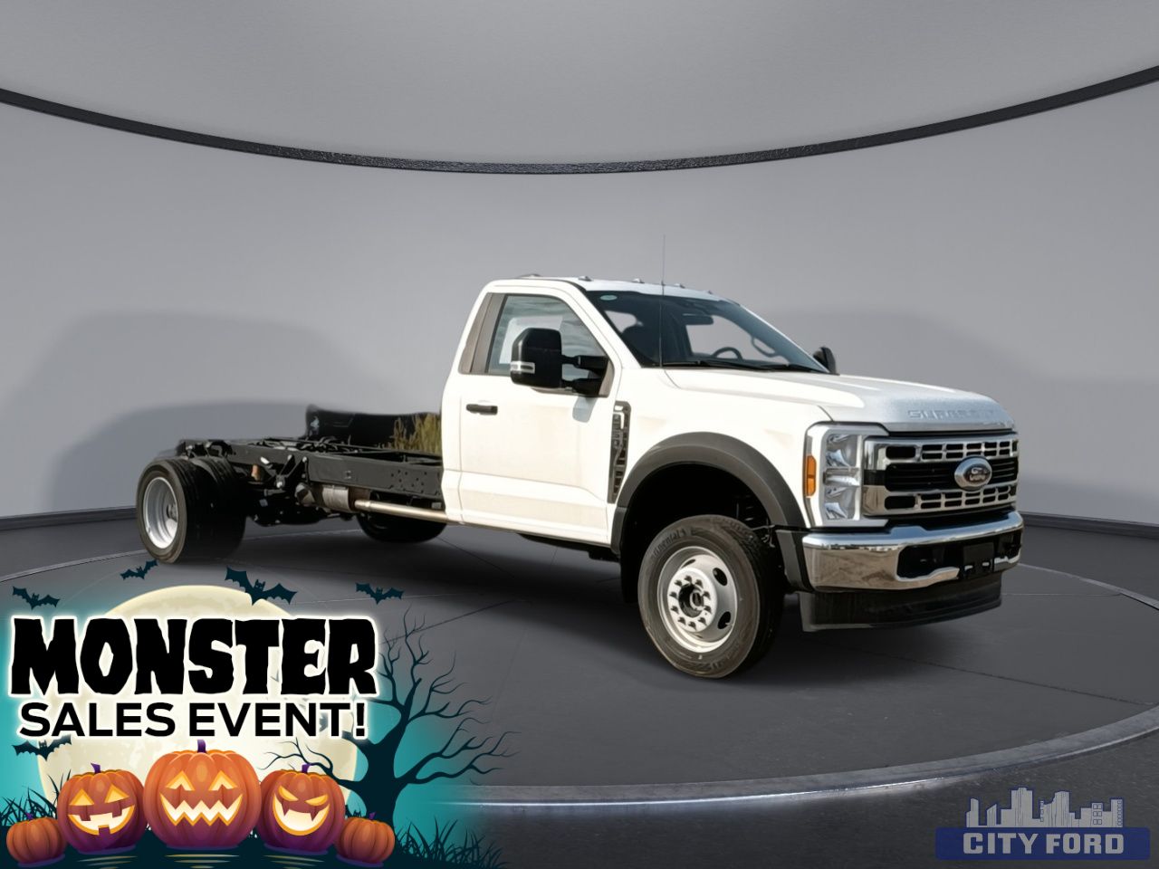 New 2024 Ford Super Duty F-550 DRW XLT 4x4 Reg Cab 205" WB 120" CA