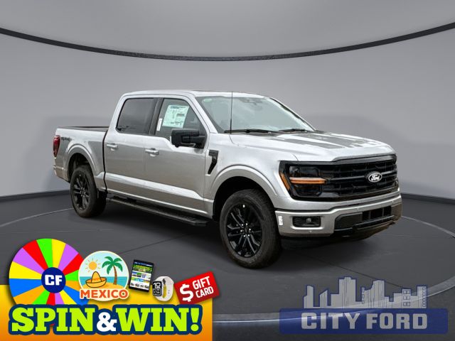 2025 Ford F-150 XLT 4x4 SuperCrew 5.5' Box | BLACK APPEARANCE PKG. | SYNC 4 | TRAILER HITCH | Navigation System | FordPass Connect | Heated Front Seats | Pro Trailer Backup Assist