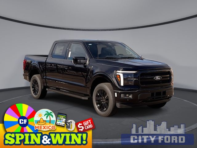 2025 Ford F-150 Lariat 4x4 SuperCrew 5.5' Box | Black Appearance Pkg I Twin Panel Moonroof I FX4 Off Road Pkg