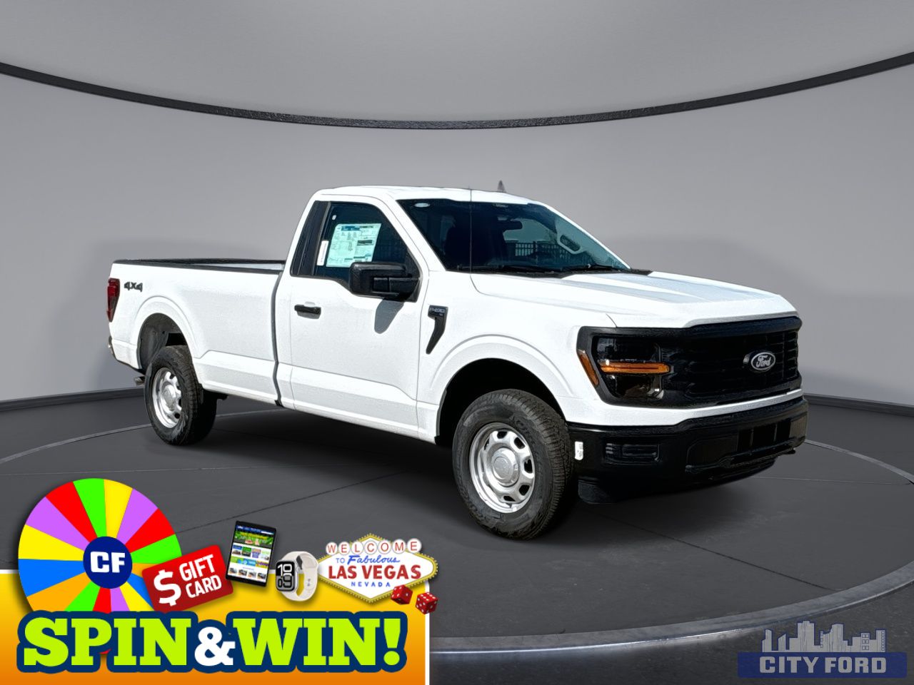 New 2025 Ford F-150 XL 4x4 Reg Cab 8' Box