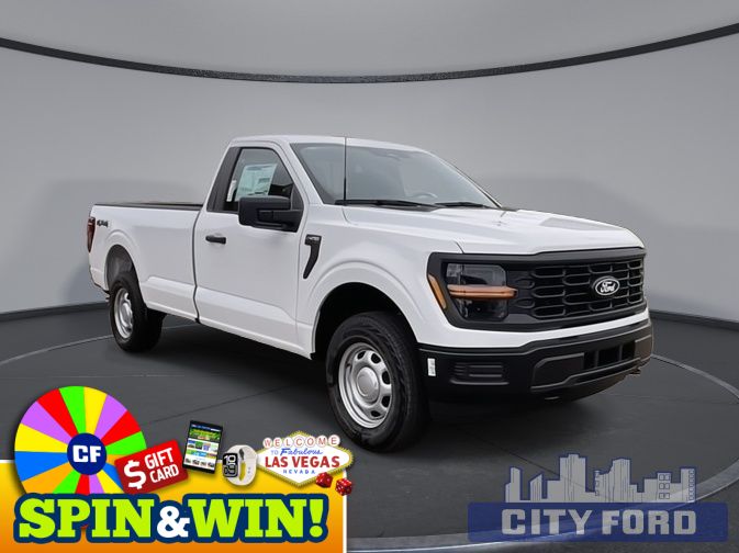 New 2025 Ford F-150 XL 4x4 Reg Cab 8' Box
