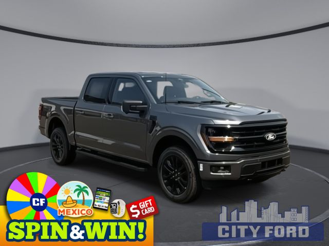 2025 Ford F-150 XLT 4x4 SuperCrew 5.5' Box | Navigation System | Wireless Device Charging | B&O Sound System | Trailer Sway Control | Black Appearance PKG | Intersection Assist