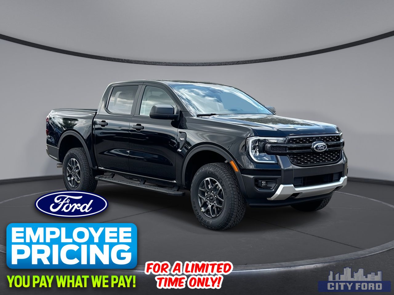 New 2025 Ford Ranger XLT 4x4 SuperCrew 5' Box