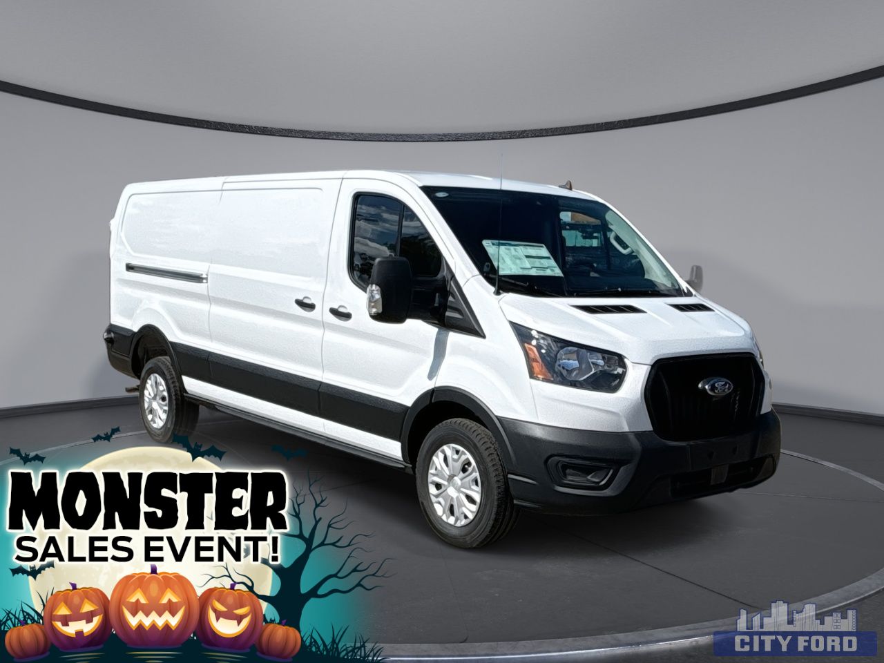 New 2025 Ford Transit Cargo Van T-250 148" Low Rf 9070 GVWR RWD