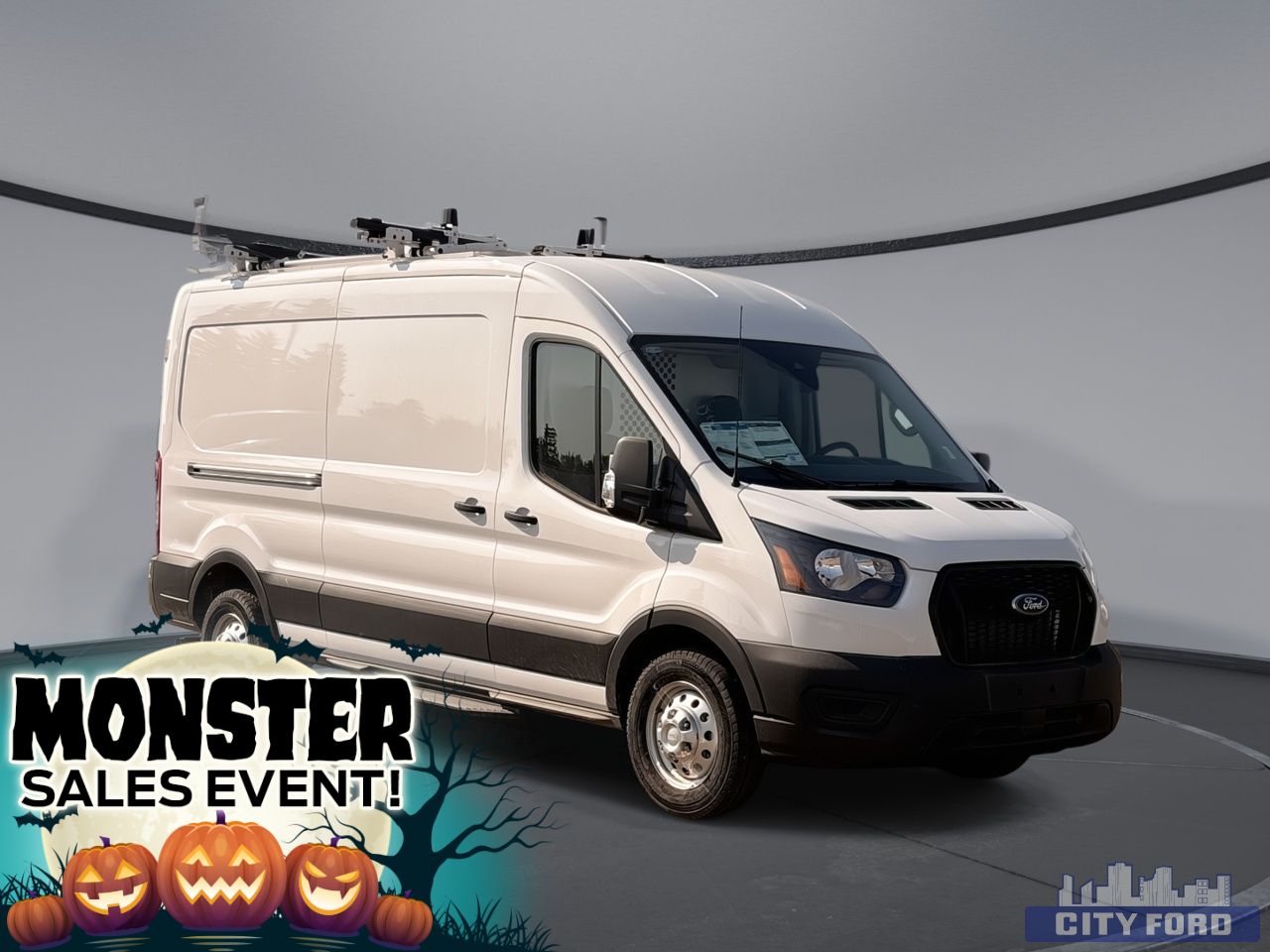 New 2025 Ford Transit Cargo Van T-250 148" Med Rf 9070 GVWR AWD