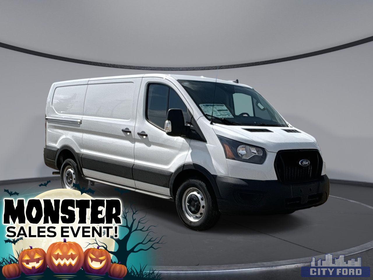 New 2025 Ford Transit Cargo Van T-150 130" Low Rf 8670 GVWR RWD