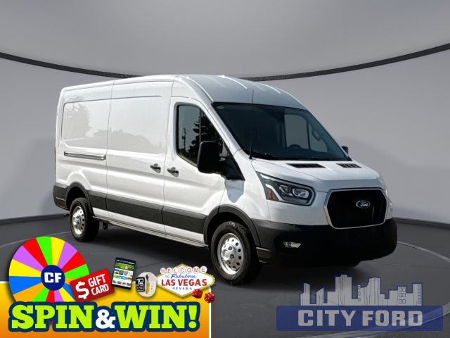 New 2025 Ford Transit Cargo Van T-150 148" Med Rf 8670 GVWR AWD