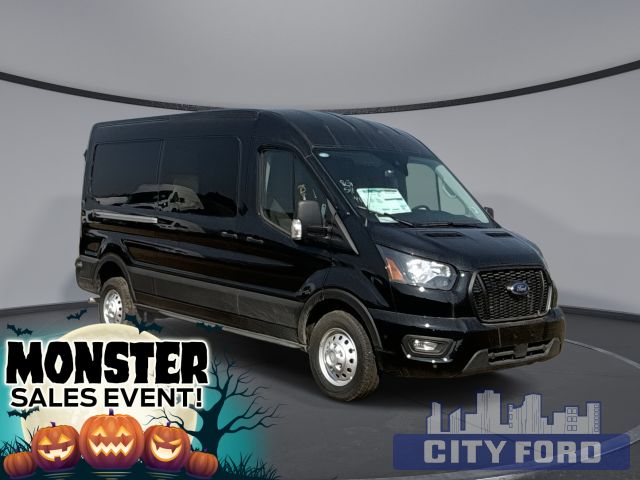 New 2025 Ford Transit Cargo Van T-250 148" Med Rf 9070 GVWR RWD