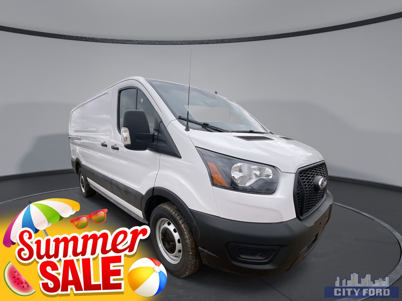 New 2025 Ford Transit Cargo Van T-150 130" Low Rf 8670 GVWR RWD