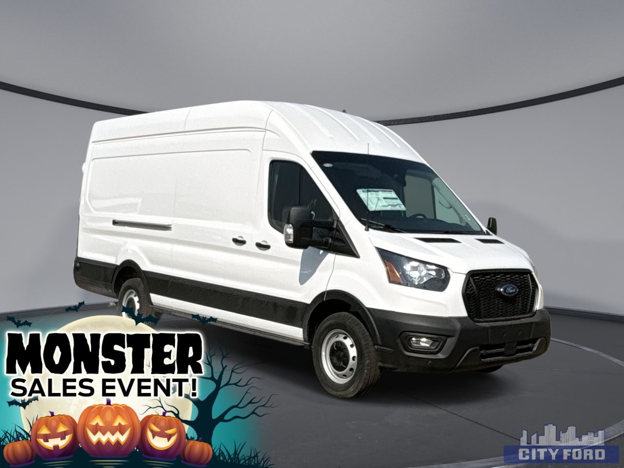 New 2025 Ford Transit Cargo Van T-350 148" EL Hi Rf 9500 GVWR RWD
