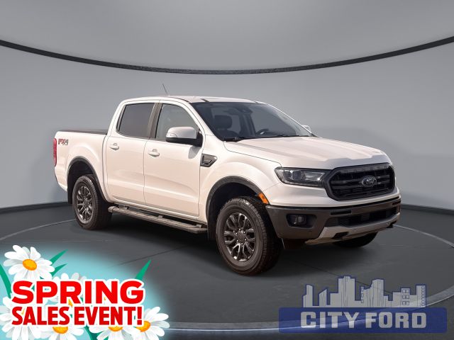 2019 Ford Ranger Lariat 4x4 SuperCrew 5' Box | BLACK APPEARANCE PKG | Navigation System | FordPass Connect | Adaptive Cruise Control | Heated Front Seats | Remote Engine Start | Leather Seats