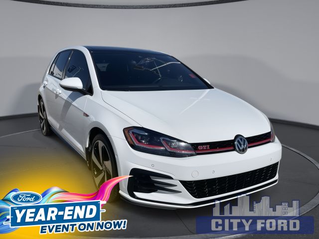 2019 Volkswagen Golf GTI  Manual | LEATHER | NAV | SUN ROOF | MirrorLink 