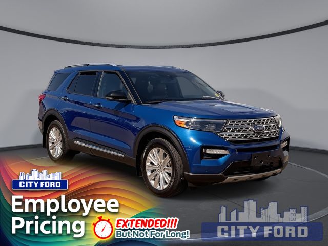 2020 Ford Explorer Limited 4x4 | Twin-Panel Moonroof | Adaptive Cruise Control | Cross-Traffic Alert | Voice-Activated Touchscreen Navigation System