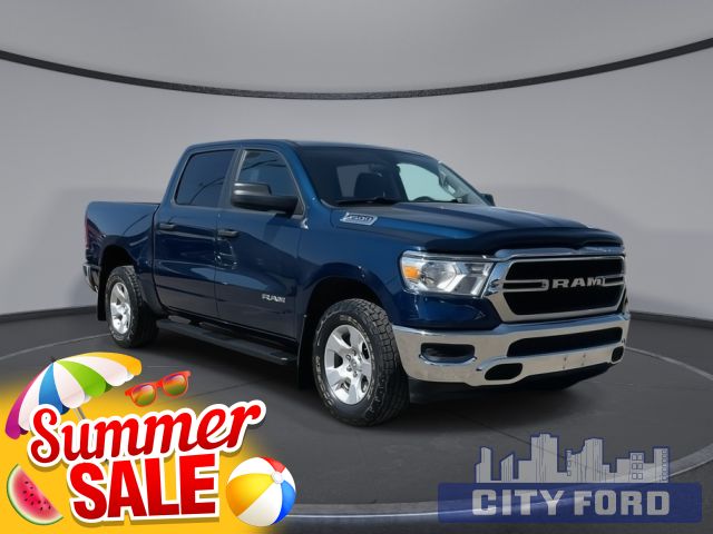 2021 Ram 1500 Tradesman 4x4 Crew Cab 5'7" Box | eTorque Mild Hybrid System | Trailer Sway Control | Electronic Stability Control | Uconnect | Ready Alert Braking | Electronic Roll Mitigation