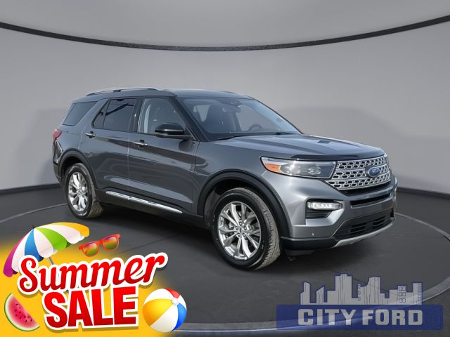 2022 Ford Explorer Limited 4x4 | Twin-Panel Moonroof | Adaptive Cruise Control | Cross-Traffic Alert | Voice-Activated Touchscreen Navigation System
