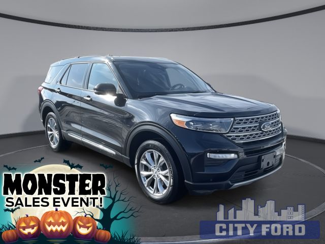 2022 Ford Explorer Limited 4x4 | Twin-Panel Moonroof | Adaptive Cruise Control | Cross-Traffic Alert | Voice-Activated Touchscreen Navigation System