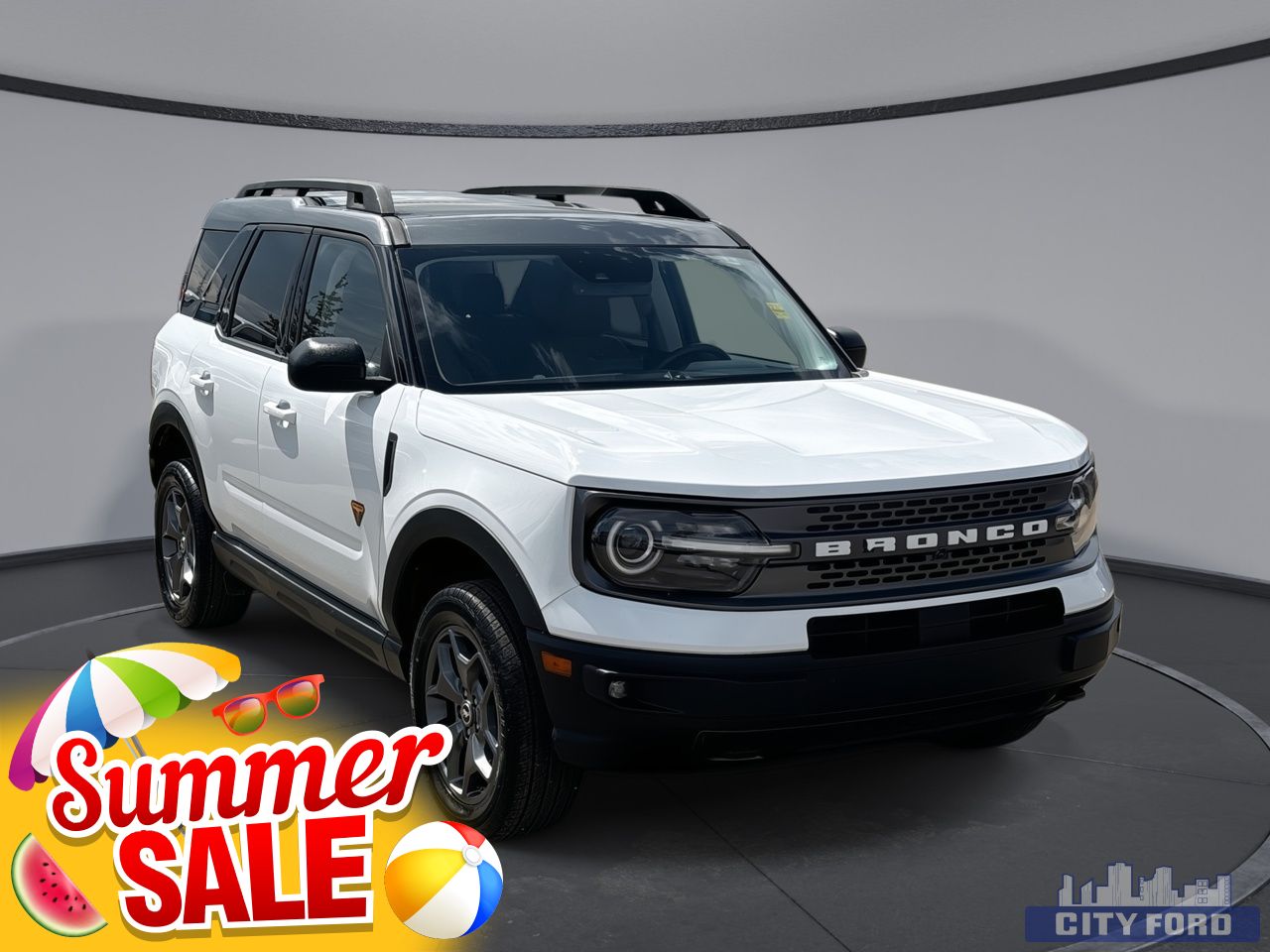 White 2023 Ford Bronco Sport Badlands AWD SUV / Crossover All-Wheel Drive 8-Speed Dual Clutch