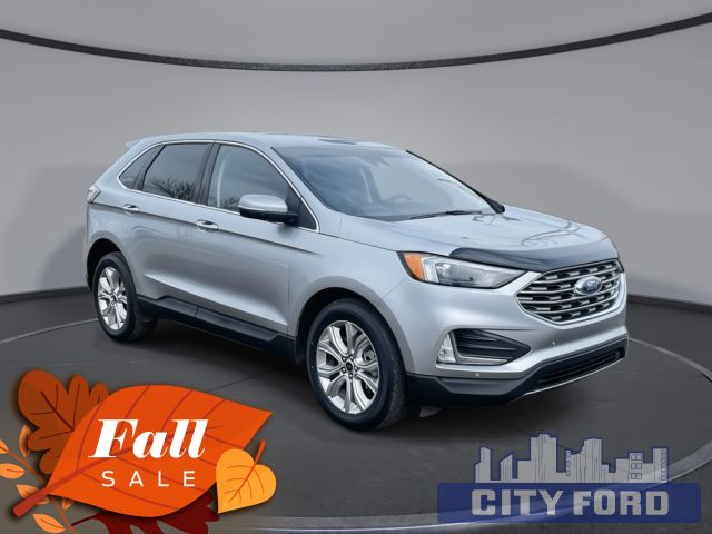 2023 Ford Edge Titanium AWD | Hand Free Liftgate with Foot Activation I Front & Rear Parking Sensors I Lane Keeping System I Remote Start I Reverse Camera I Power Heated Memory Driver Seat I B&O Audio System