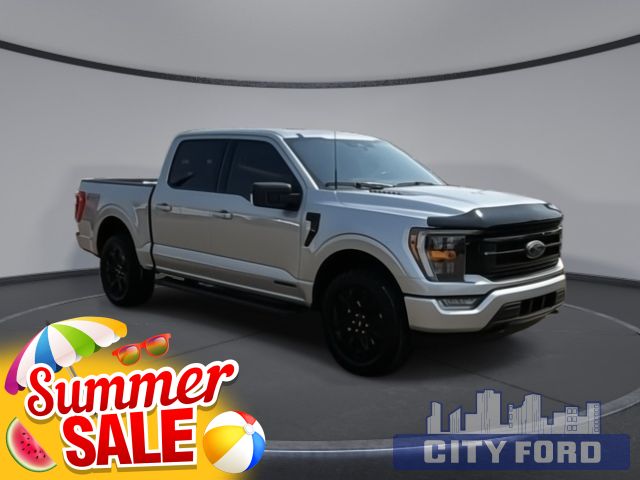 2023 Ford F-150 XLT 4x4 SuperCrew | BLACK APPEARANCE PKG | Navigation System | B&O Sound System | Adaptive Cruise Control | Evasive Steering Assist | Co-Pilot360 | Twin-Panel Moonroof | Heated Steering Wheel