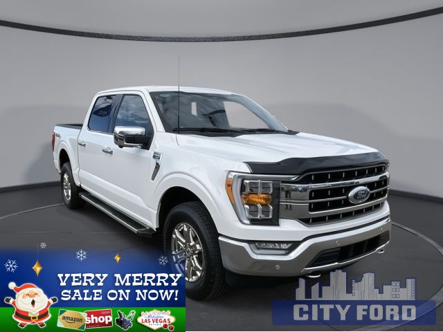 2023 Ford F-150 Lariat 4x4 SuperCrew | Lane-Keeping System | FordPass Connect | Post-Collision Braking | LEATHER | NAV