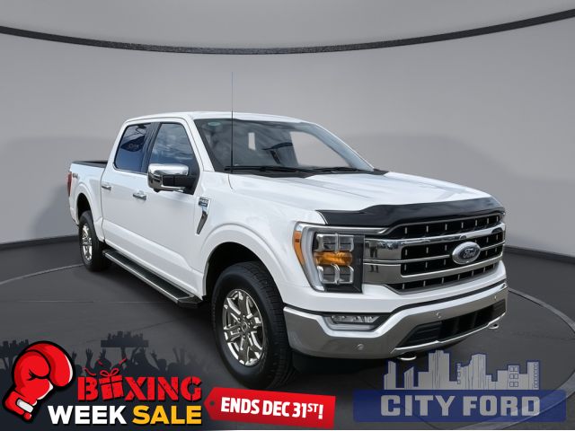 2023 Ford F-150 Lariat 4x4 SuperCrew | Lane-Keeping System | FordPass Connect | Post-Collision Braking | LEATHER | NAV