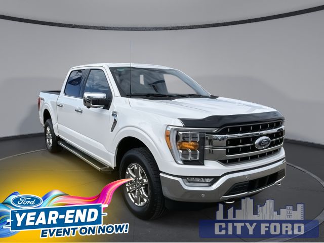 2023 Ford F-150 Lariat 4x4 SuperCrew | Navigation I Trailer Tow I 360 Degree Camera I Spray in Bedliner I Rear View Camera I Reverse Sensing System I B&O Audio System I Power Heated Seats I Lane-Keeping System | FordPass Connect | Post-Col