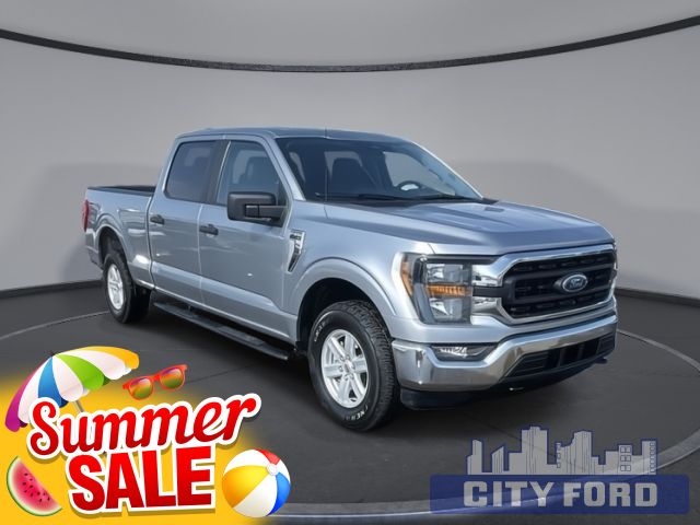 2023 Ford F-150 XL 4x4 SuperCrew 5.5' Box | Touchscreen Navigation System | Pre-Collision Assist | Post-Collision Braking | Trailer Brake Controller | Hill Assist Function | Reverse Brake Assist