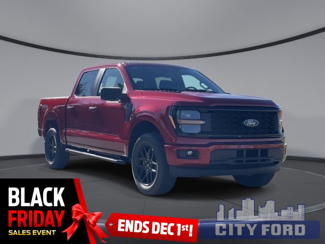 2024 Ford F-150 STX 4x4 SuperCrew 5.5' Box | STX BLACK APPEARANCE PKG. | MOBILE OFFICE PKG.