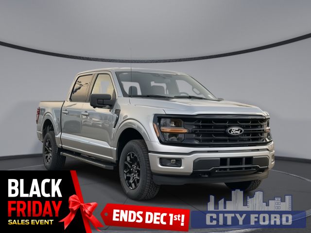 2024 Ford F-150 XLT 4x4 SuperCrew  | BLACK APPEARANCE PKG | Pre-Collision Assist with Automatic Emergency Braking | Voice-Activated Touchscreen Navigation System