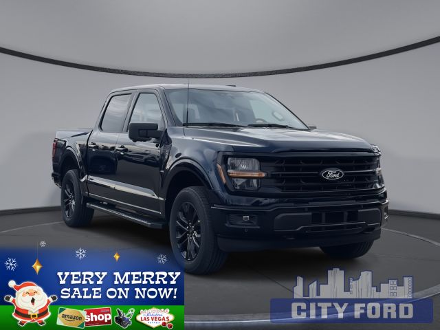 2024 Ford F-150 XLT 4x4 SuperCrew | TWIN PANEL MOON ROOF | BLACK APPEARANCE PKG | Adaptive Cruise Control | Voice-Activated Touchscreen Navigation System