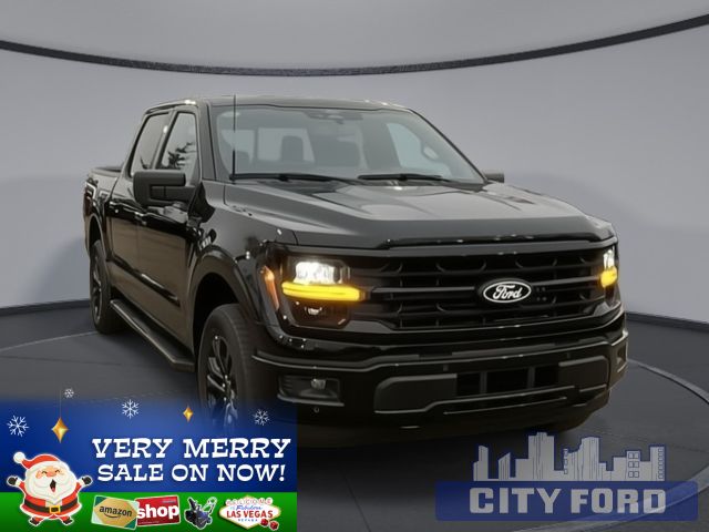 2024 Ford F-150 XLT 4x4 SuperCrew  | BLACK APPEARANCE PKG | Adaptive Cruise Control | Voice-Activated Touchscreen Navigation System