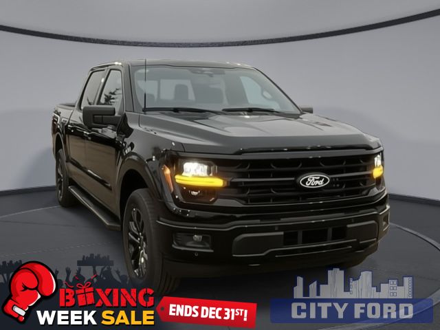 2024 Ford F-150 XLT 4x4 SuperCrew  | BLACK APPEARANCE PKG | Adaptive Cruise Control | Voice-Activated Touchscreen Navigation System