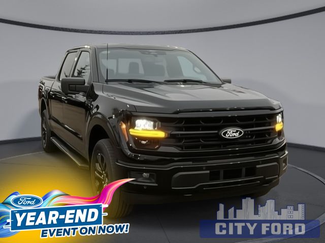 2024 Ford F-150 XLT 4x4 SuperCrew | BLACK APPEARANCE PKG | Adaptive Cruise Control | Voice-Activated Touchscreen Navigation System