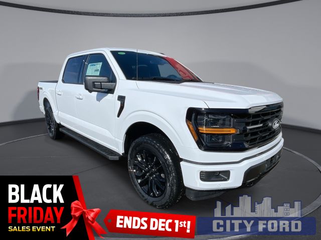 2024 Ford F-150 XLT 4x4 SuperCrew 5.5' Box | BLACK APPEARANCE PKG | Adaptive Cruise Control | Voice-Activated Touchscreen Navigation System