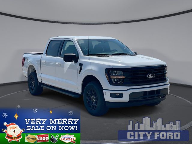 2024 Ford F-150 XLT 4x4 SuperCrew  | BLACK APPEARANCE PKG | Adaptive Cruise Control | Voice-Activated Touchscreen Navigation System