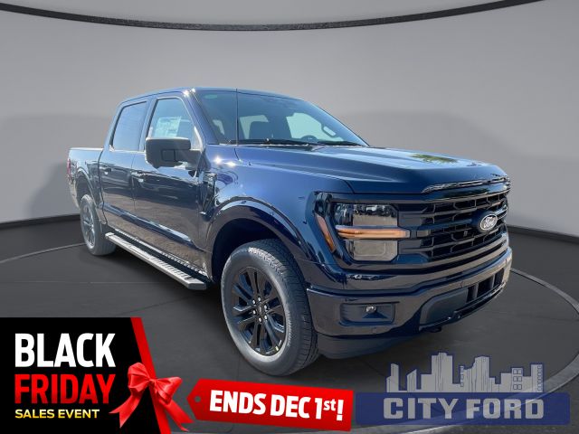 2024 Ford F-150 XLT 4x4 SuperCrew  | Black Appearance Pkg I Twin Moonroof I Tailgate Step I Lane Keeping System 