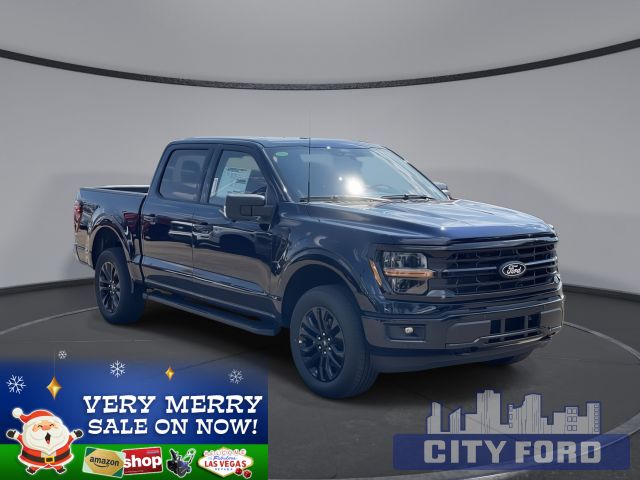 2024 Ford F-150 XLT 4x4 SuperCrew 5.5' Box | BLACK APPEARANCE PKG. | MOONROOF | BLUECRUISE | TOW/HAUL PKG.