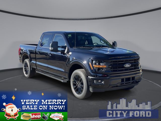 2024 Ford F-150 XLT 4x4 SuperCrew 6.5' Box | BLACK APPEARANCE PKG. | MOONROOF | BLUECRUISE | TOW/HAUL PKG.