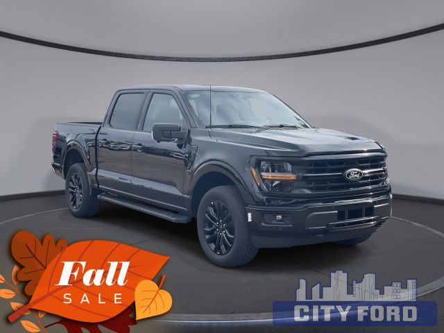 2024 Ford F-150 XLT 4x4 SuperCrew  | 303A | BLACK PACKAGE | TWIN MOON ROOF