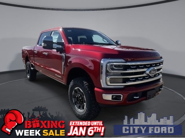 2024 Ford Super Duty F-350 SRW Platinum 4x4 Crew Cab | HIGH OUTPUT DIESEL | TREMOR PKG | TWIN MOON ROOF