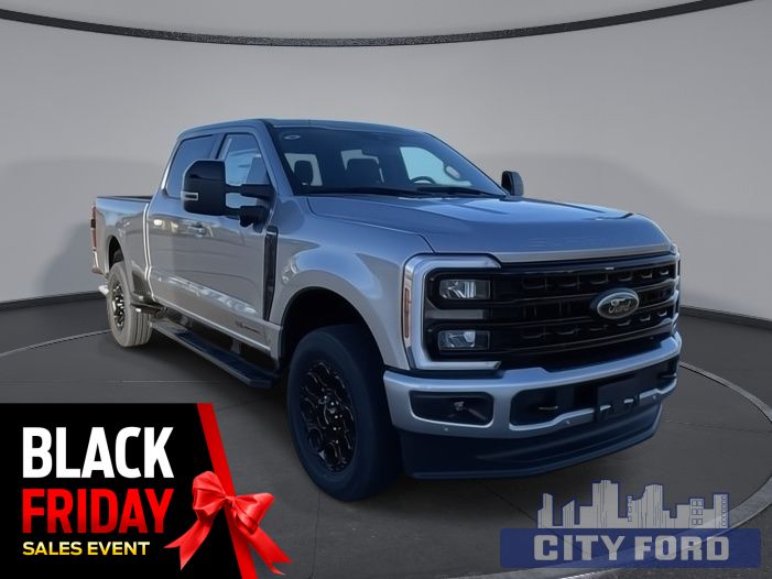 New 2024 Ford Super Duty F-350 SRW Lariat 4x4 Crew Cab 6.75' Box I LARIAT ULTIMATE PKG I BLACK APPEARANCE PKG I TWIN PANEL MOONROOF I  5th WHEEL HITCH PREP PKG