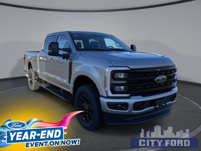 New 2024 Ford Super Duty F-350 SRW Lariat 4x4 Crew Cab 6.75' Box I LARIAT ULTIMATE PKG I BLACK APPEARANCE PKG I TWIN PANEL MOONROOF I  5th WHEEL HITCH PREP PKG