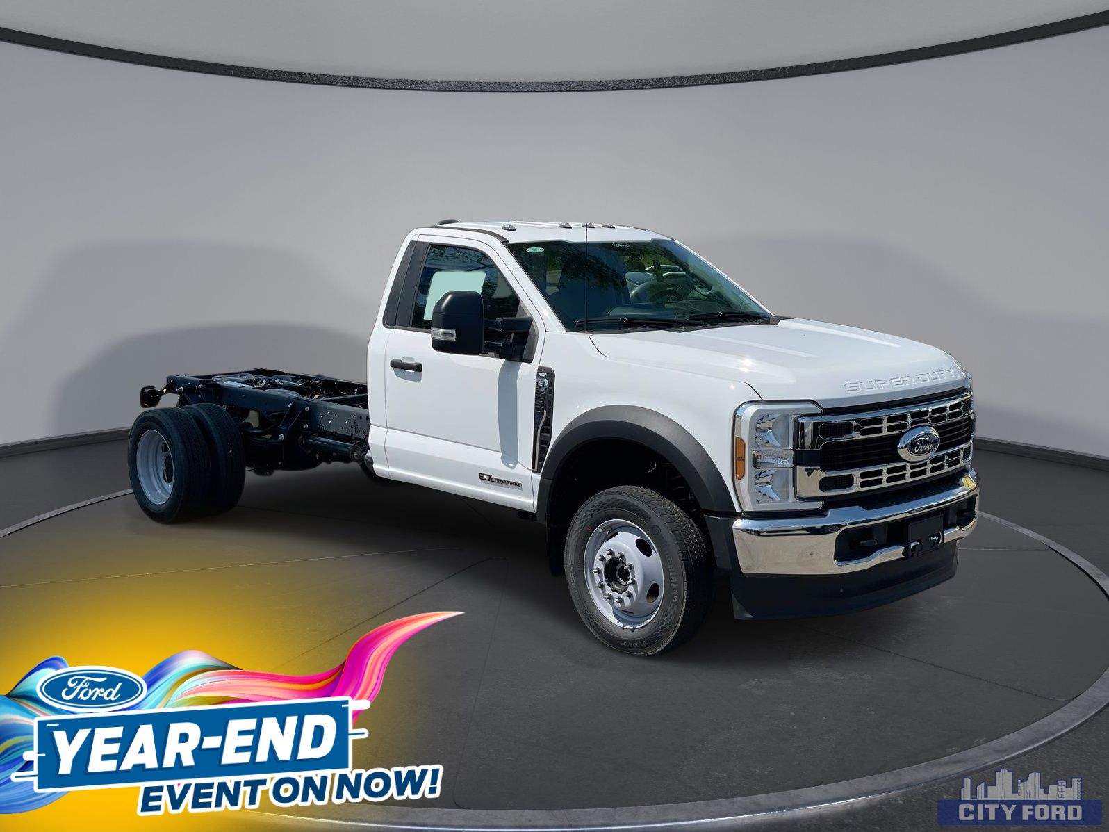 New 2024 Ford Super Duty F-550 DRW XLT 4x4 Reg Cab 169" WB 84" CA