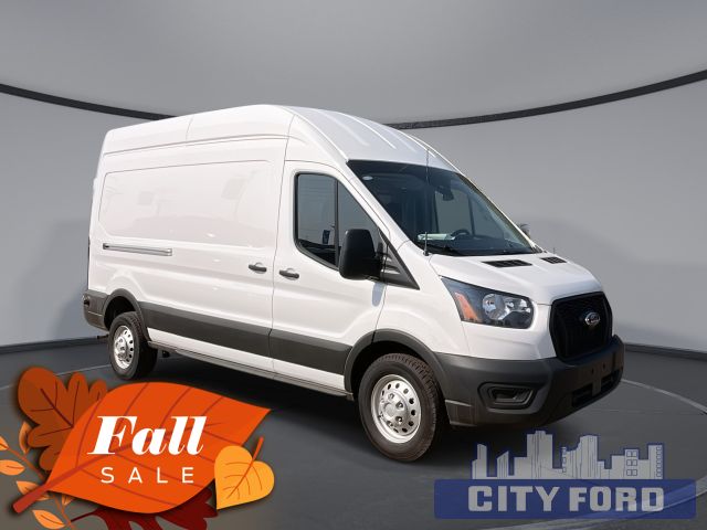 2024 Ford Transit Cargo Van T-350 148" Hi Rf 9500 GVWR AWD | Vinyl Rear floor added and remote starter!