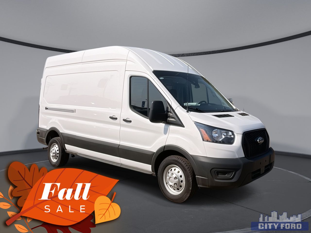 New 2024 Ford Transit Cargo Van T-350 148" Hi Rf 9500 GVWR AWD