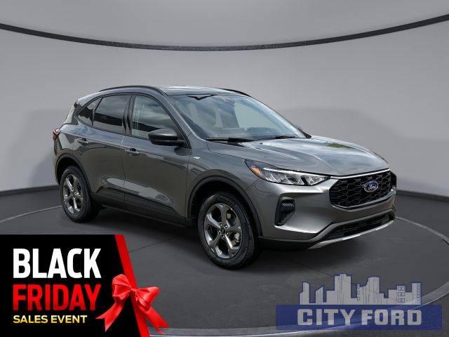 2025 Ford Escape ST-Line AWD | Vista Moon Roof | Navigation System | Lane-Keeping System | Blind Spot Information System | Power Liftgate | Pre-Collision Assist | Heated Steering Wheel