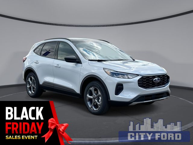 2025 Ford Escape ST-Line AWD | Vista Moon Roof | Navigation System | Lane-Keeping System | Blind Spot Information System | Power Liftgate | Pre-Collision Assist | Heated Steering Wheel