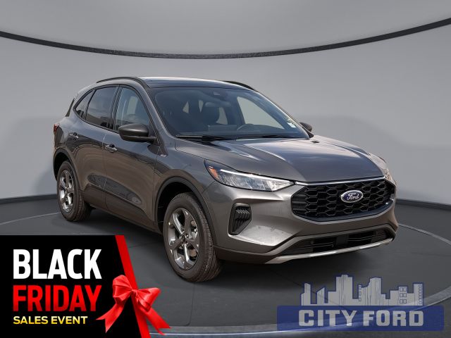 2025 Ford Escape ST-Line AWD | Vista Moon Roof | Navigation System | Lane-Keeping System | Blind Spot Information System | Power Liftgate | Pre-Collision Assist | Heated Steering Wheel