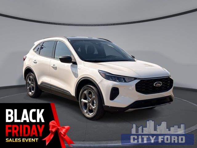 2025 Ford Escape ST-Line AWD | Vista Moon Roof | Navigation System | Lane-Keeping System | Blind Spot Information System | Power Liftgate | Pre-Collision Assist | Heated Steering Wheel