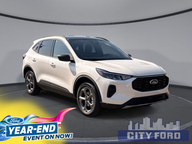 2025 Ford Escape ST-Line AWD | Vista Moon Roof | Navigation System | Lane-Keeping System | Blind Spot Information System | Power Liftgate | Pre-Collision Assist | Heated Steering Wheel